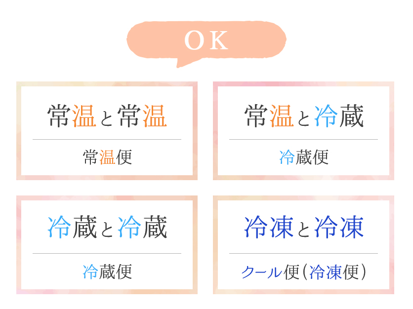 発送組み合わせOK