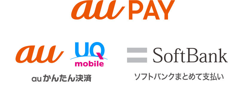 auかんたん決済 & ソフトバンクまとめて支払い