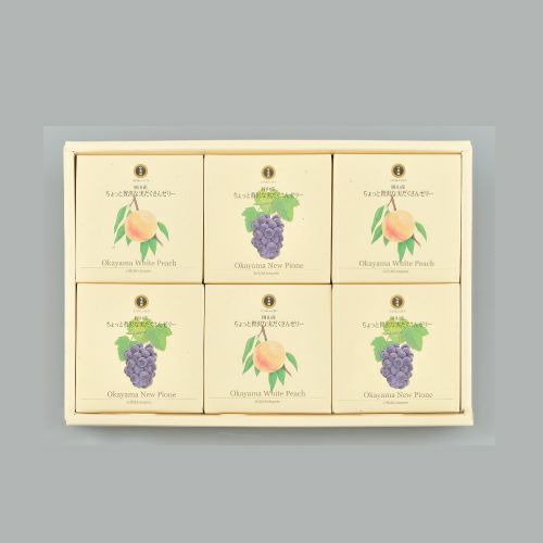 吟果膳　ちょっと贅沢な実だくさんゼリー詰合せ　6個入