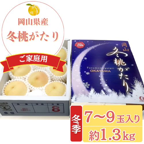 【ご家庭用】岡山県産 冬桃がたり