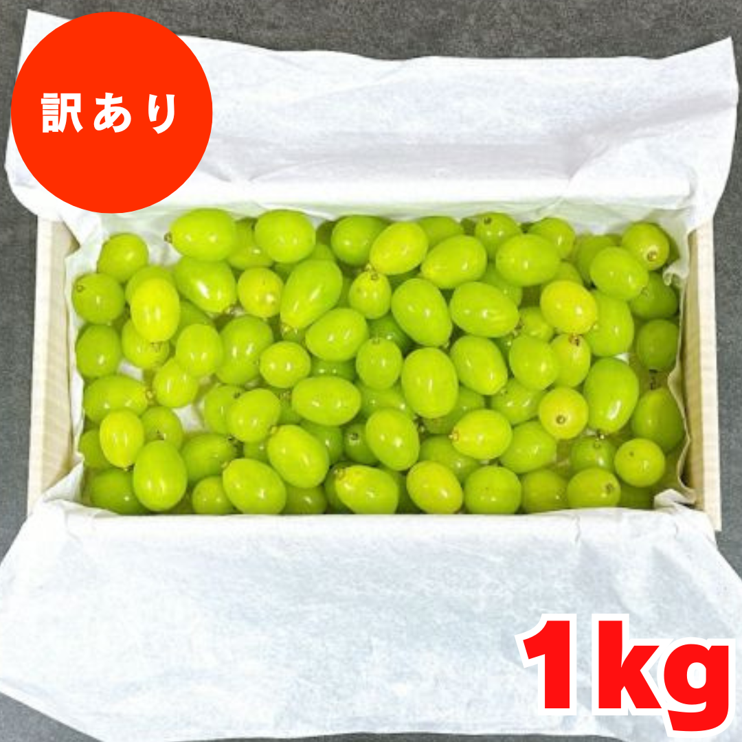 【訳あり】プチプチ シャインマスカット1㎏